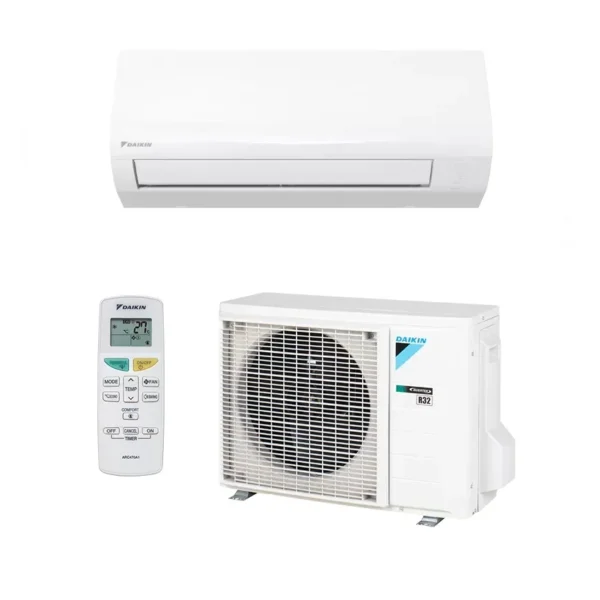 Wand single-split set Daikin Sensira FTXF35E 3,5 kW Wit inclusief infrarood bediening