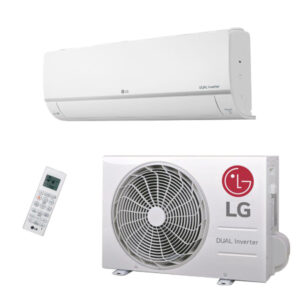 Wand single-split set LG DUALCOOL Standard Plus (PC09SQ) 2,5 kW Wit inclusief infrarood bediening